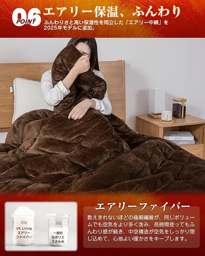 VK Living 掛け布団 シンサレート シング 150x210 cm Amazon｜VK Living 掛け布団 シンサレート シングル 冬 羽毛より