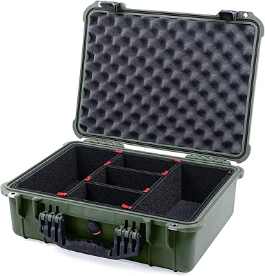 New Pelican OD Green & Black 1520 case. Comes with Trekpak dividers.