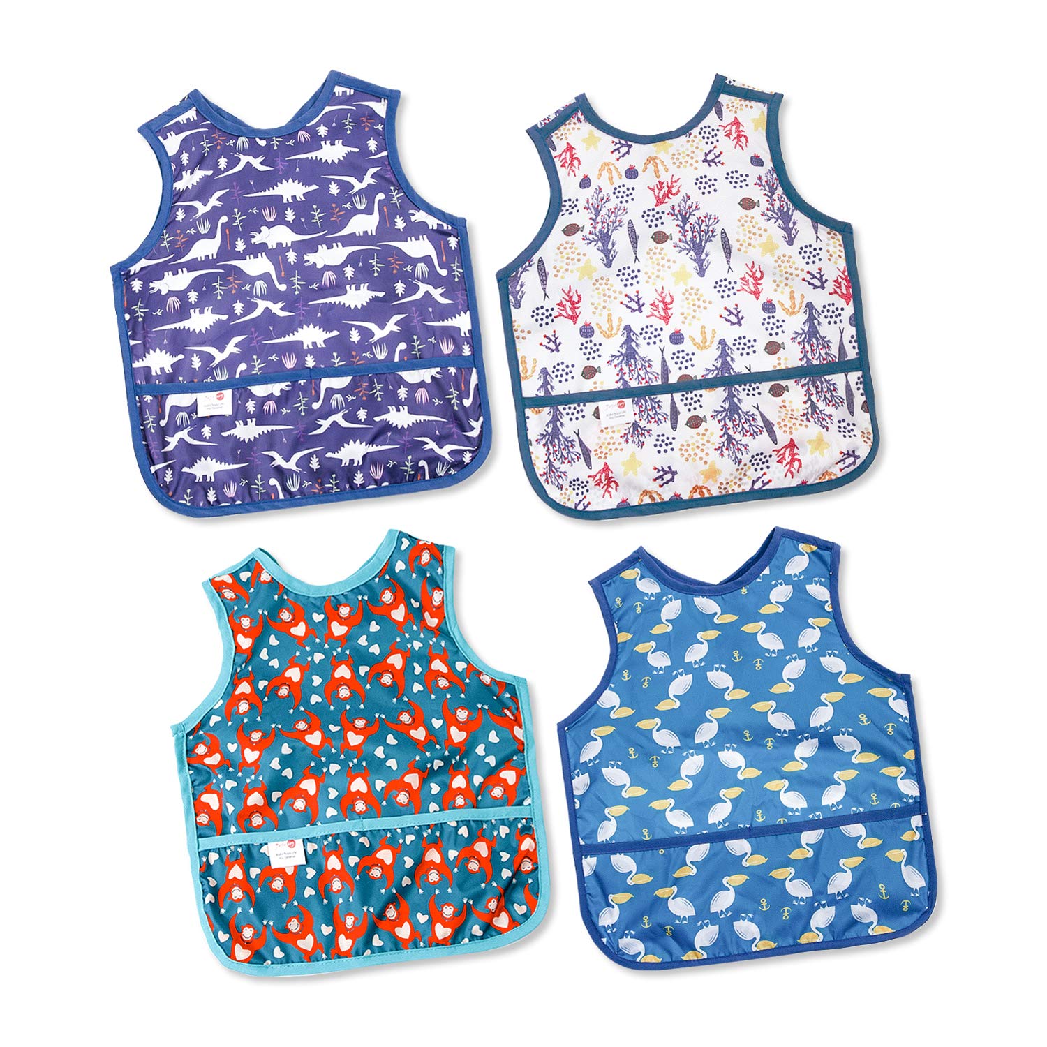 Bibs For Baby Boy Baby Bibs For Eating Long Sleeve Bib Baberos Para Bebe Niño Waterproof Bibs Baby Bibs For Boy Toddler Bibs Plastic Bibs For Babies Washable Sleeved Bib All Over Bib Baby