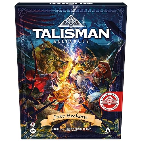 Hasbro Gaming Talisman Alianzas: El Destino Llama Board Game | Talisman Expansion | Cooperative Fantasy Adventure Games | Ages 12+ | 2 to 6 Players