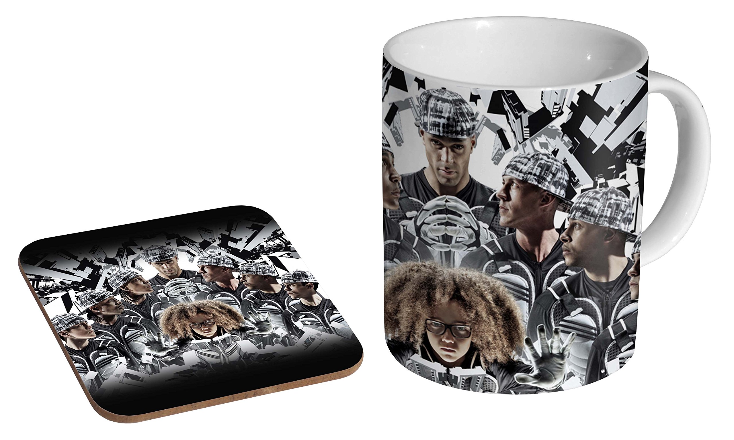 Mugmart Diversity Dance Group Ceramic Coffee Mug + Coaster Gift Set …