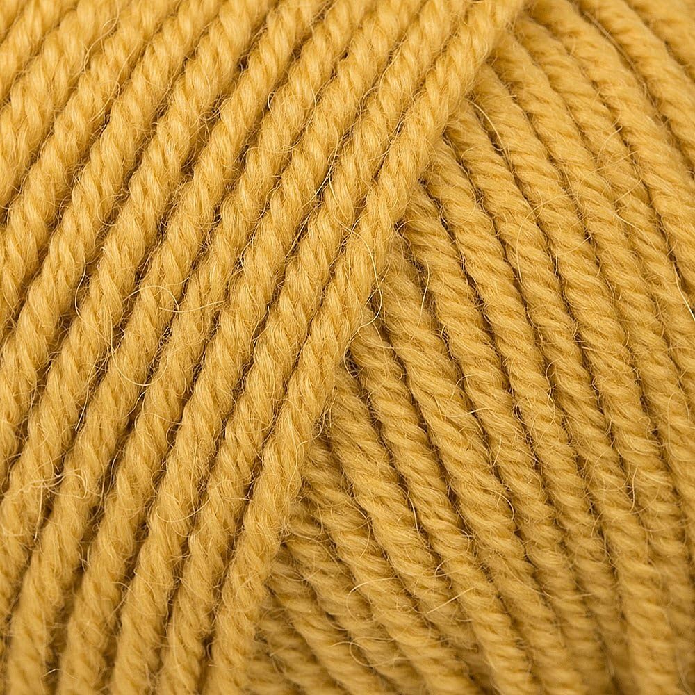 Rooster Yarns Almerino DK 210, merino, Custard Yellow