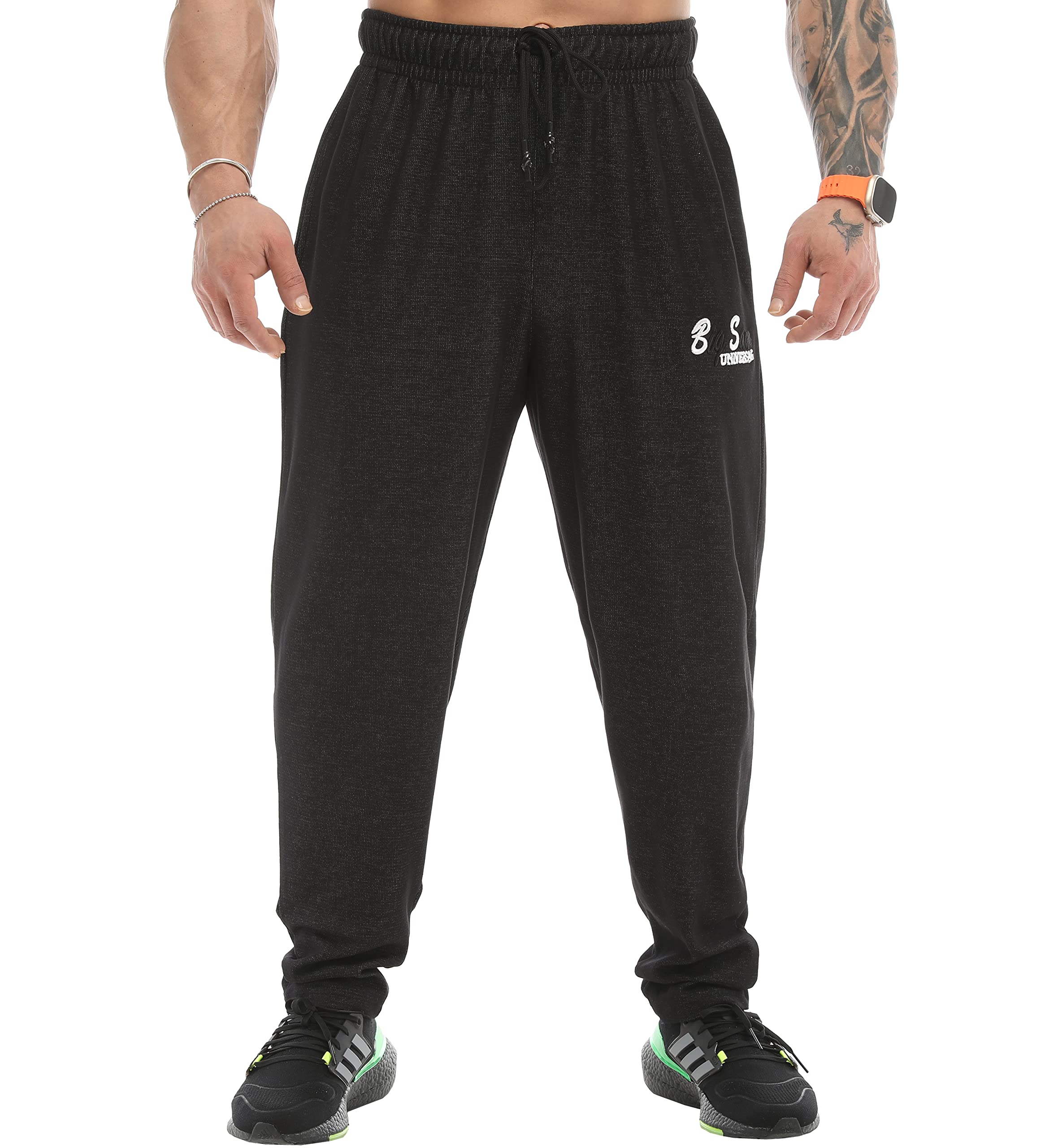 Men's Loose Fit Sweatpants Cotton Baggy Pants