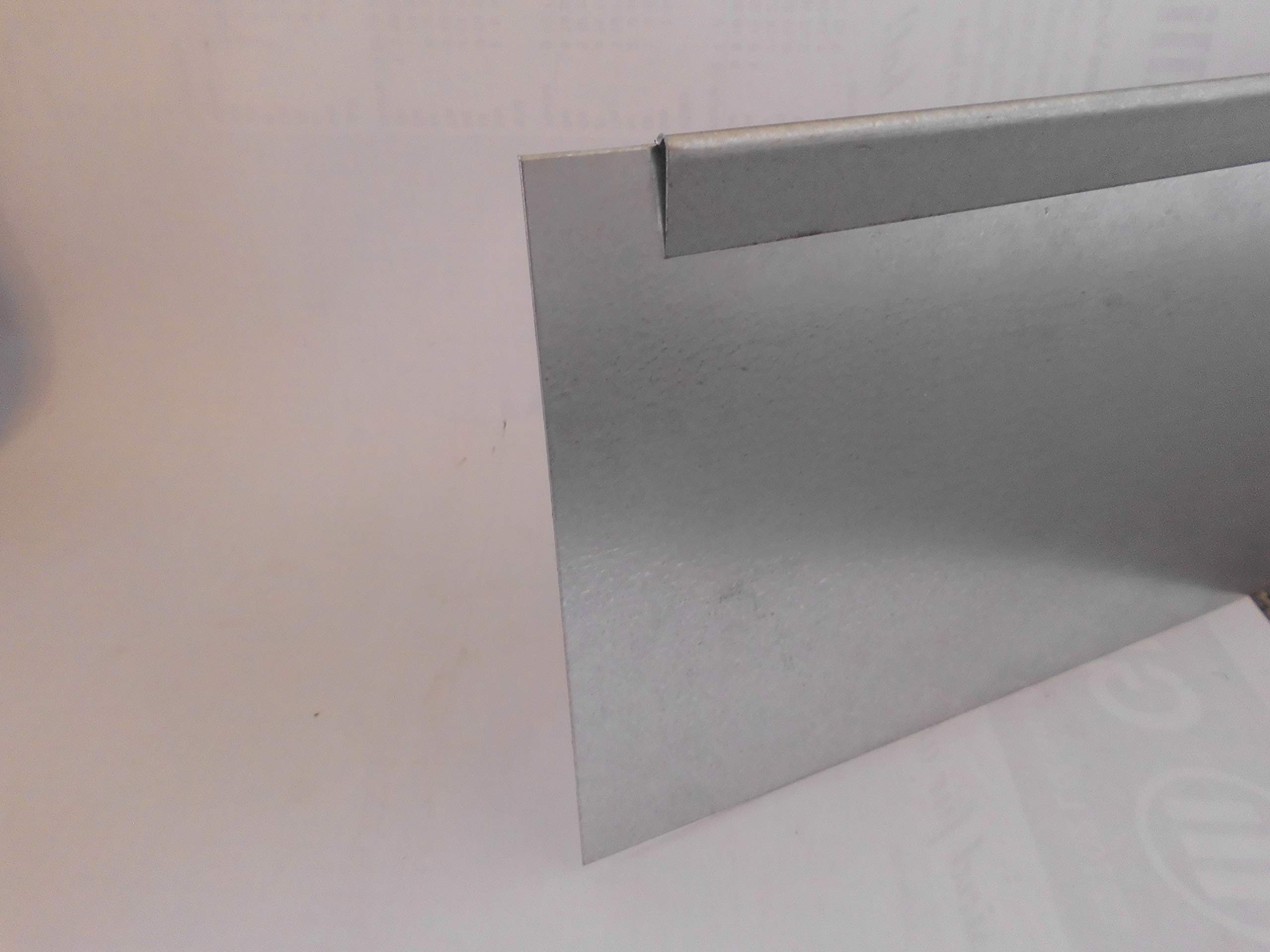 0816 Rasenkanten Metall Beeteinfassung Rasenkante verzinkt (Länge 10m-Höhe 18 cm)