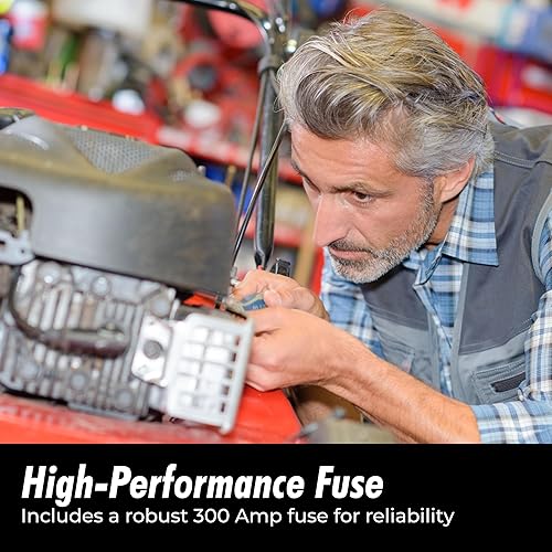Miniatura 4 de InstallGear Soporte de fusible ANL en línea calibre 024 AWG con fusible de 150 amperios, sin necesidad de terminales de cable, caja de fusibles de