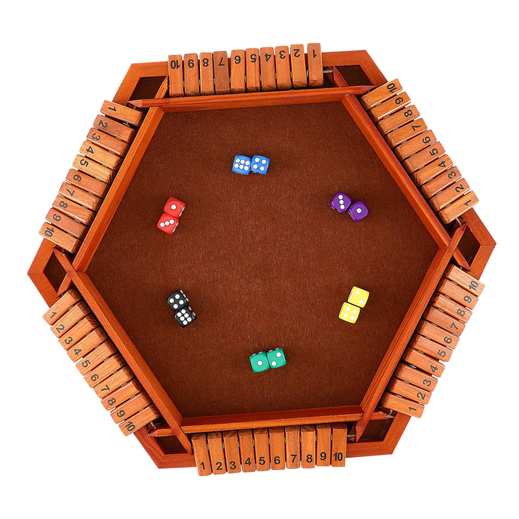 Close The Box Gra Drewniana Ścianek Z Liczbami Matematyczny Stół Wieloosobowa Gra Planszowa Z Drewnianymi Kośćmi Łatwa Użyciu Elegancki Design Dla Rodziny I Klasy