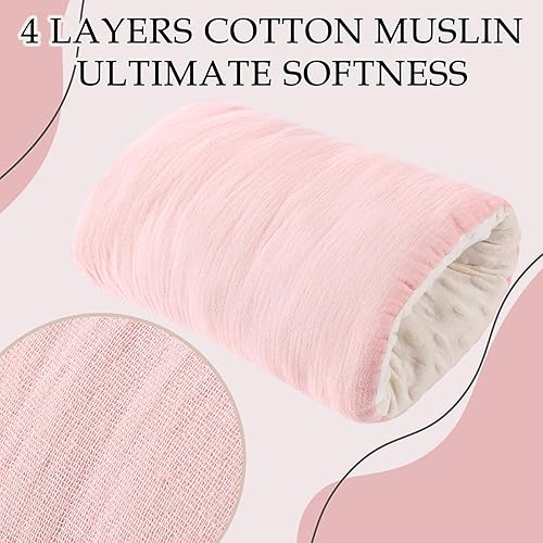Miniatura 5 de Almohada de brazo de lactancia para lactancia materna, almohada de muselina de algodón, cuna de alimentación suave, cuna acogedora, soporte cómodo