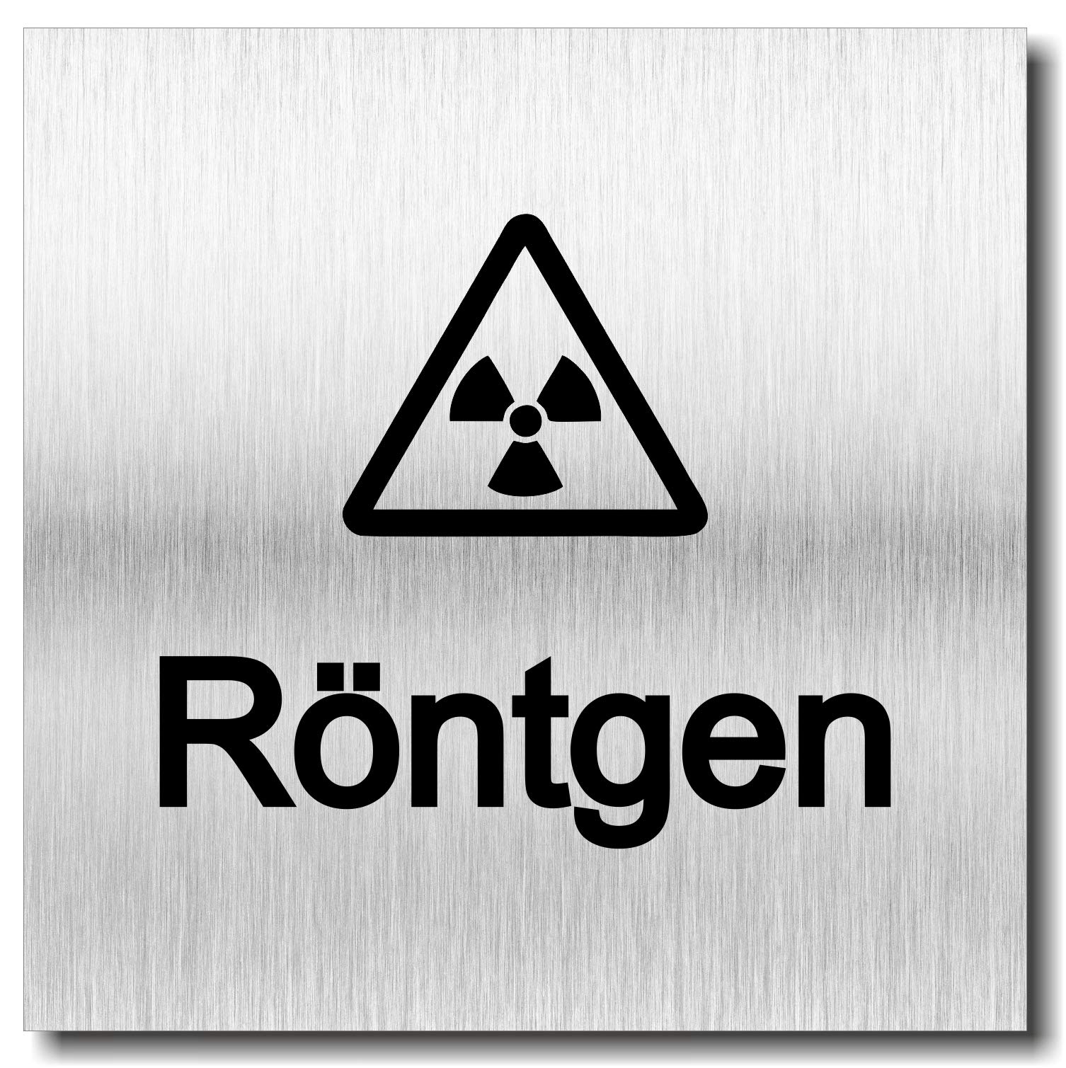 Türschild Aus Aluverbund 12x12 Cm - Wetterfester UV-Druck | Made In Germany | Inkl. Klebepunkte