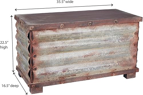 Miniatura 38 de Household Essentials Tronco decorativo antiguo, juego de 3 piezas, pequeño, mediano y grande, panel de abeto chino y MDF, respaldo suave y acento