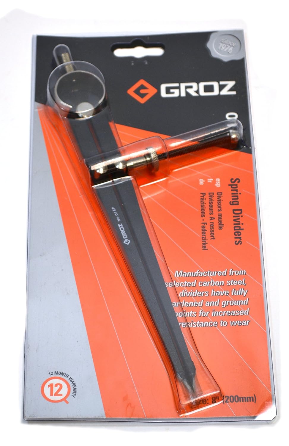 Groz 01483 8" Spring Divider