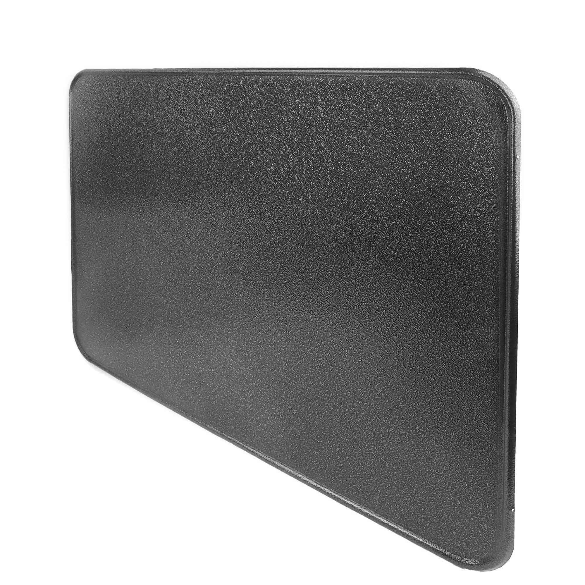 Plaque de sol pour foyer - 80 x 60 cm - Robuste - Gris