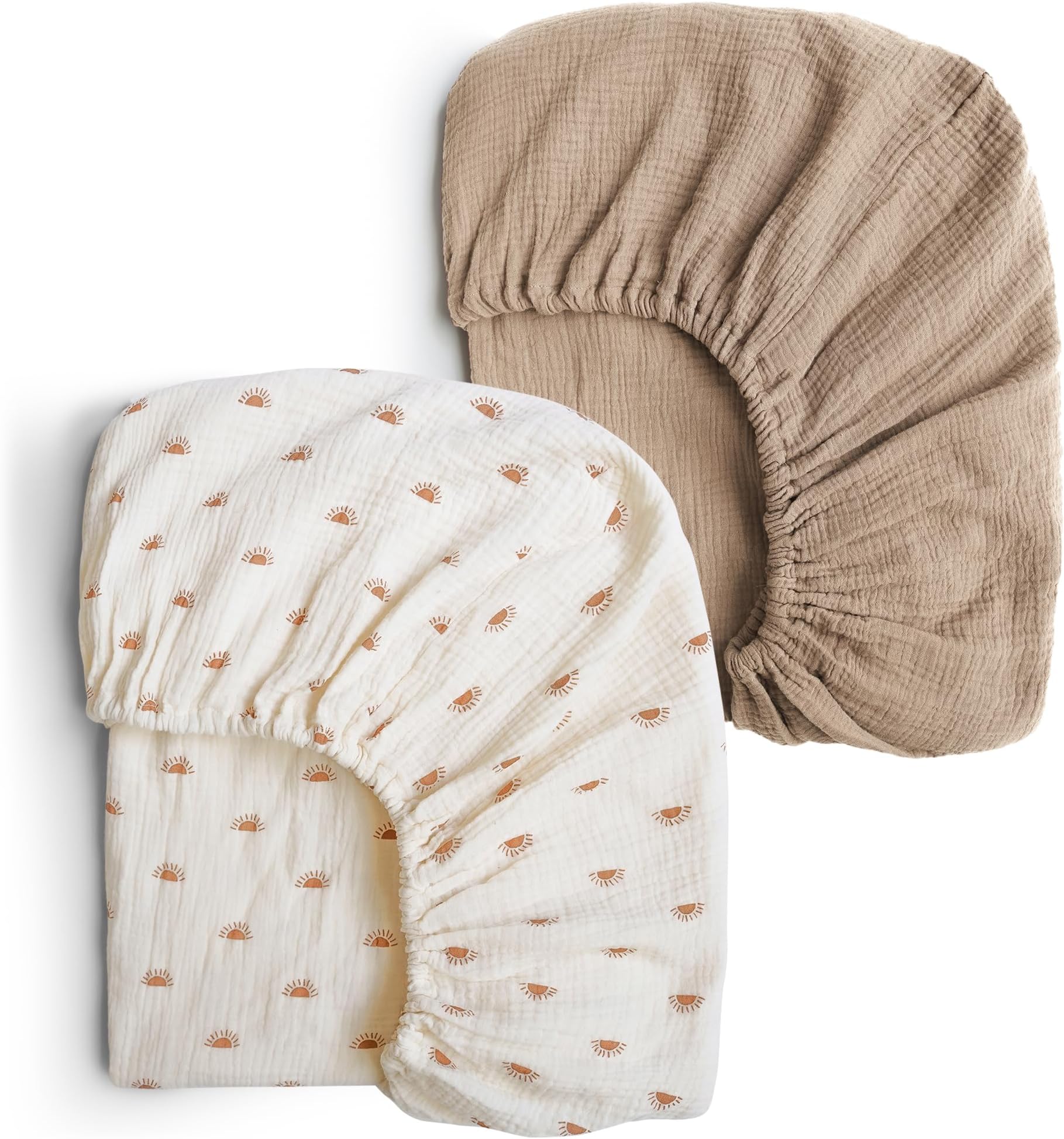 Joey + Joan Fitted Crib Sheets 28 x 52 Compatible with