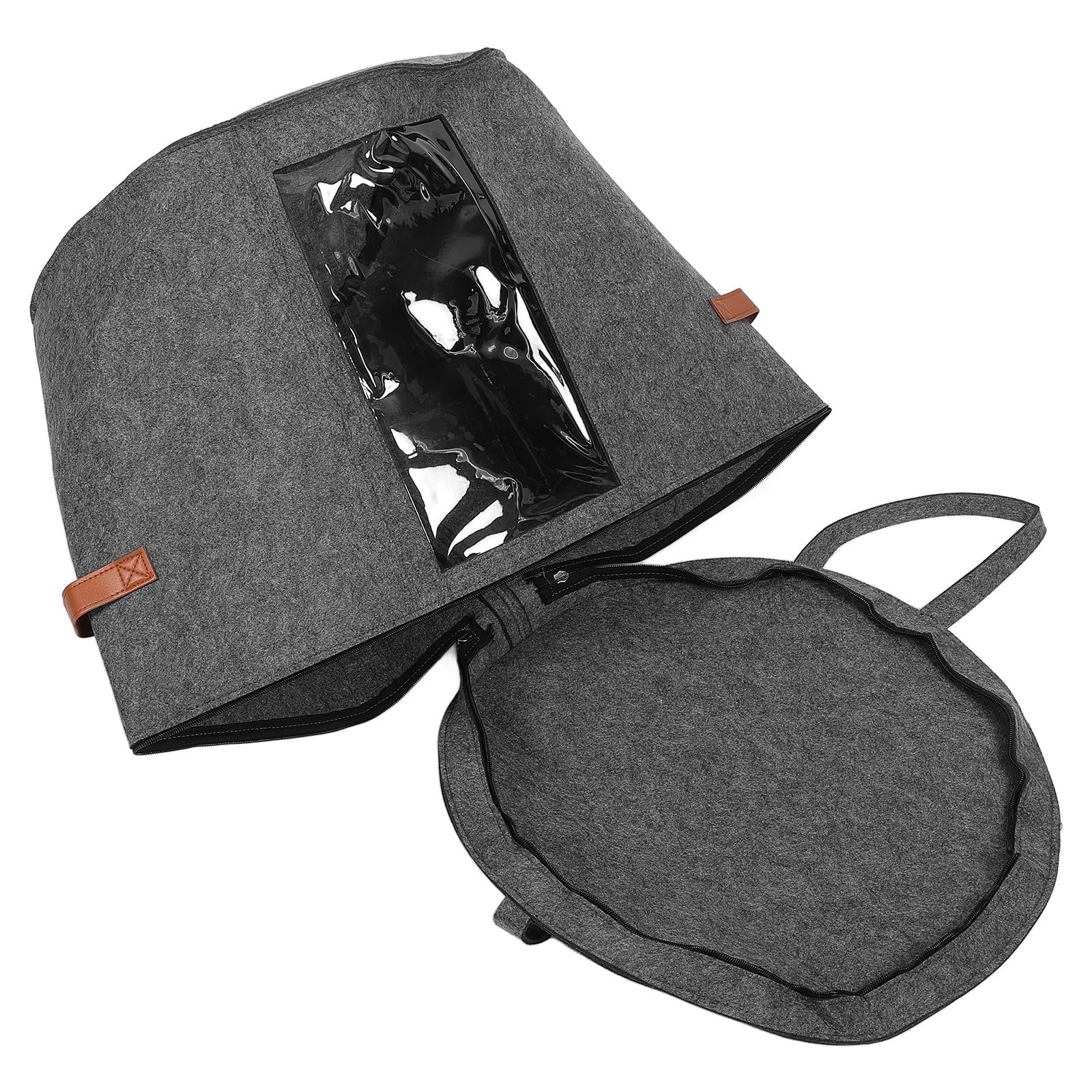 Boîte pour casquettes haut de gamme en tissu non tissé résistant pour grands chapeaux à bord
