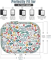 Vista 2 de TiMOVO Funda protectora para tablet de 6 a 7 pulgadas para Kindle Paperwhite/Colorsoft Signature Edition, funda protectora con bolsillo para Kindle