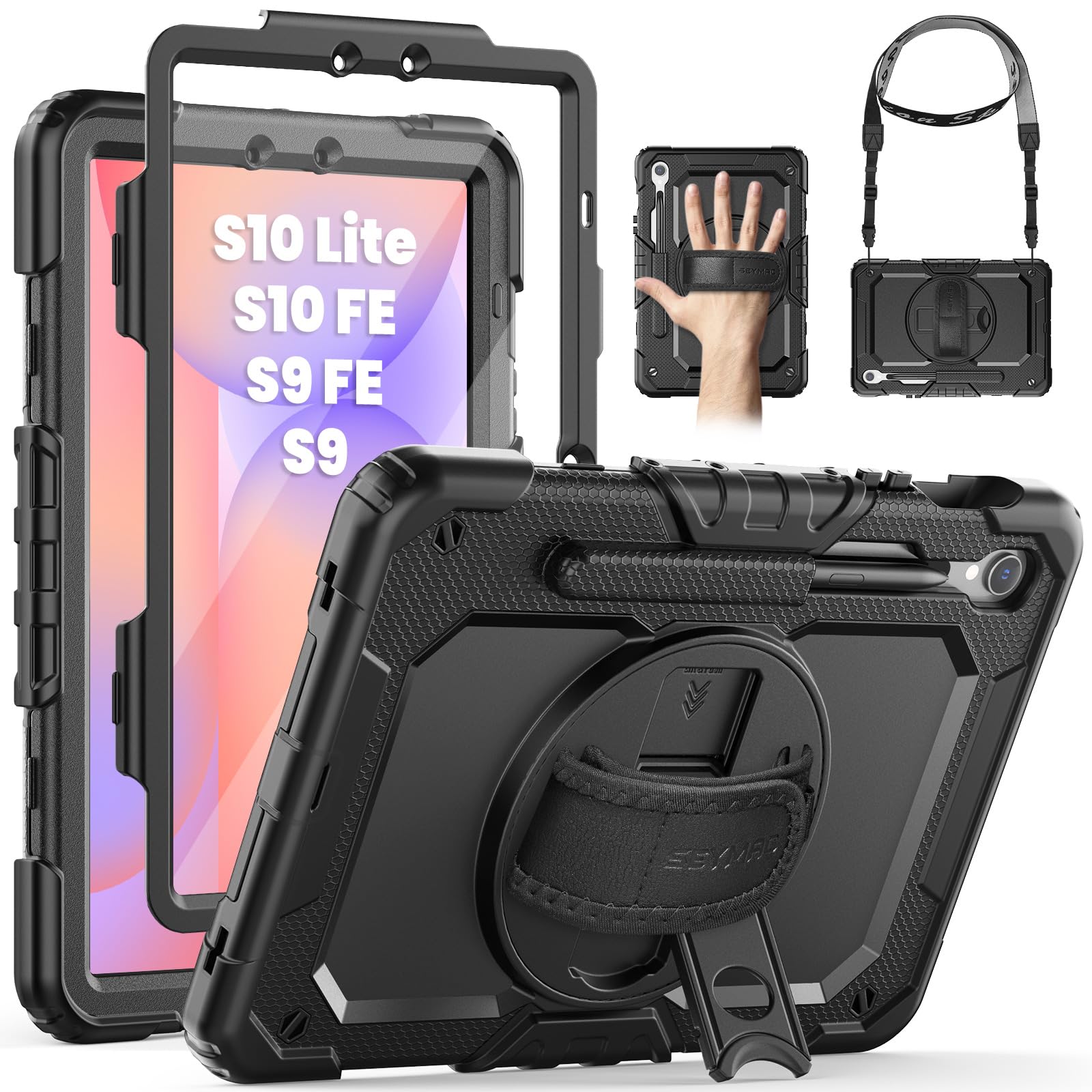 Amazon.com: SEYMAC Case for Samsung Galaxy Tab S10 Lite/ S10 FE