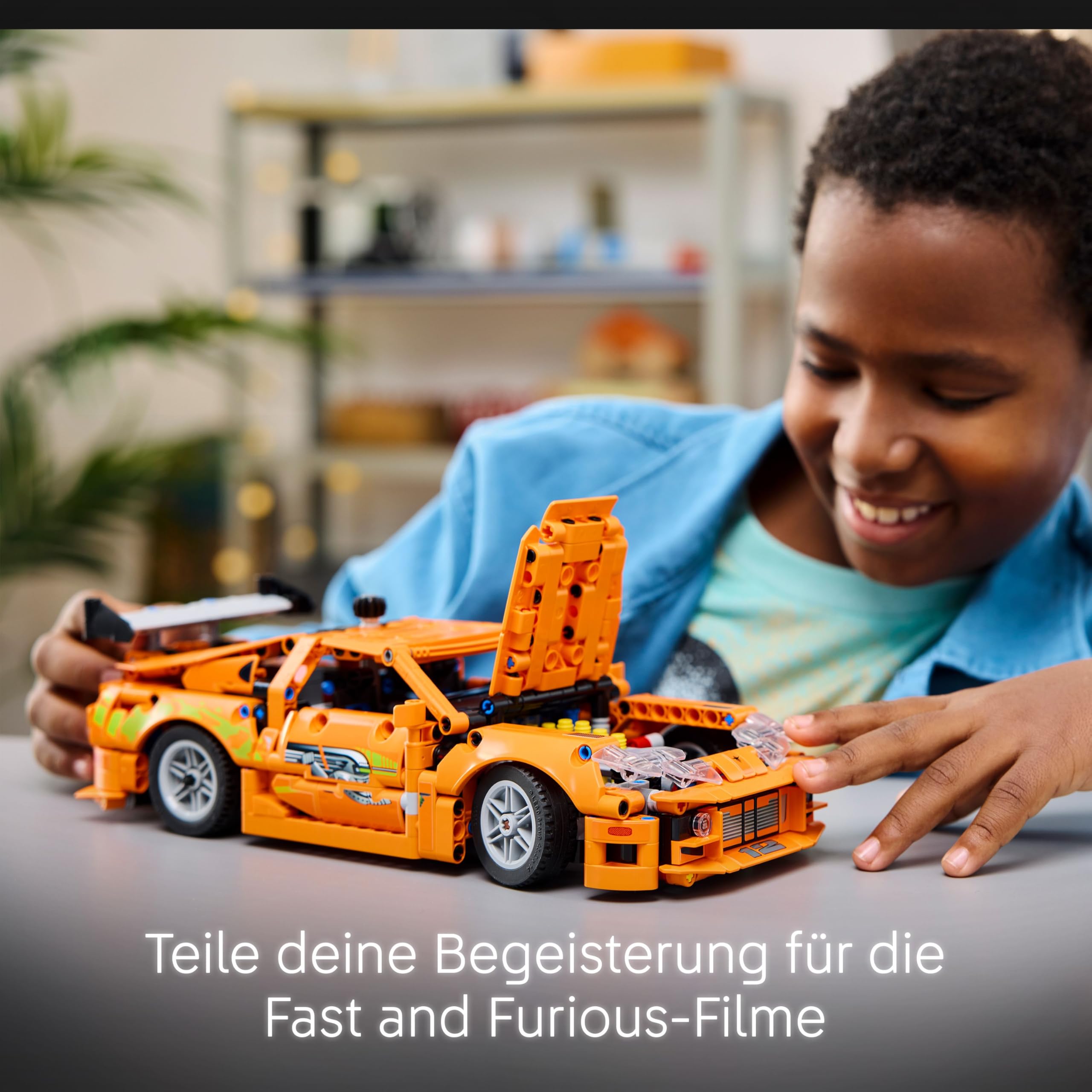LEGO Technic Fast and Furious Toyota Supra MK4 - Spielzeug Auto - Mit 6-Zylinder-Motor & aufklappbaren Türen - Modell Set für Jungen und Mädchen ab 9 Jahren - Geschenkidee zum Geburtstag 42204