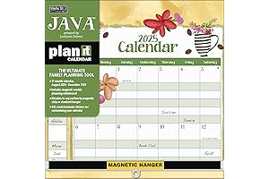 WSBL Java 2025 Plan It Plus Wall Calendar