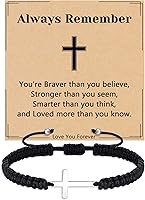 Vista 19 de Pulseras con Iniciales para Mujeres Adolescentes Niñas Hechas a Mano Pulsera Trenzada de Cuerda para Hombres Joyería Regalos de Cumpleaños