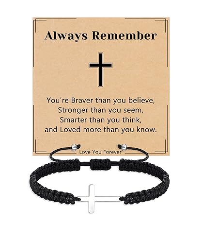 Miniatura 95 de Bracelets for Teen Girls Initial Bracelet J Letter Charm Bracelets for Women Adjustable Handmade Jewelry Gifts for Her Mom Daughter Wife Gifts from