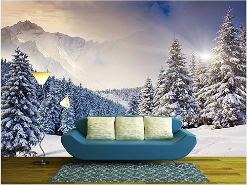 Miniatura 23 de wall26 Adhesivo mural removible para pared, vibrante otoño, bosque, río, puesta de sol, naturaleza, desierto, fotografía, paisaje rústico,