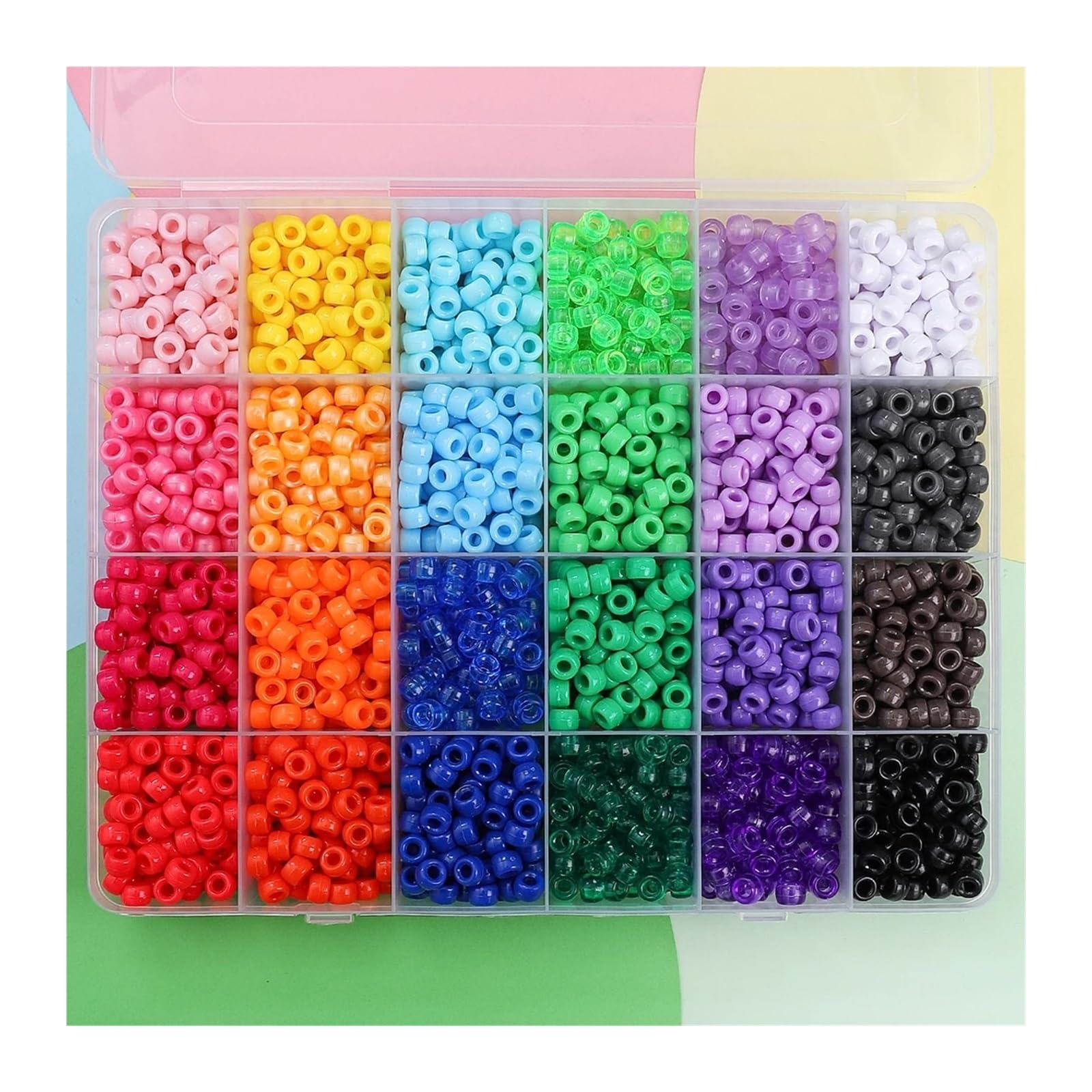 kits de cuentas de bricolaje Kit de manualidades con cuentas 2400 piezas