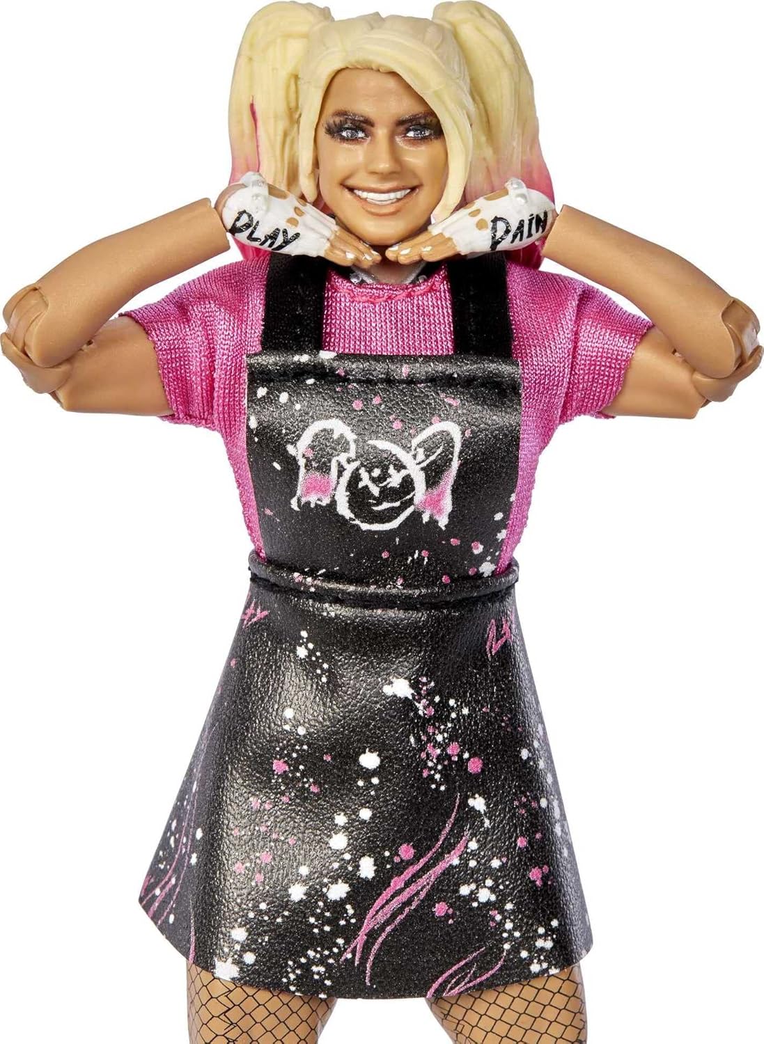 Mattel WWE Ultimate Edition Action Figure & Accessories Set, Alexa Bliss 6-inch Collectible with 30 Articulation Points, Swappable Pieces & Entrance Gear