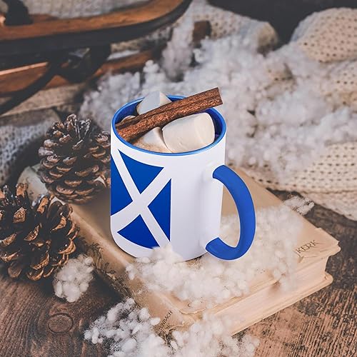 Miniatura 6 de 3dRose Taza, 15oz, AzulBlanco