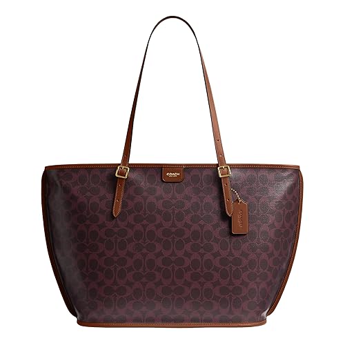 COACH womens Taxi Tote in Signature Canvas