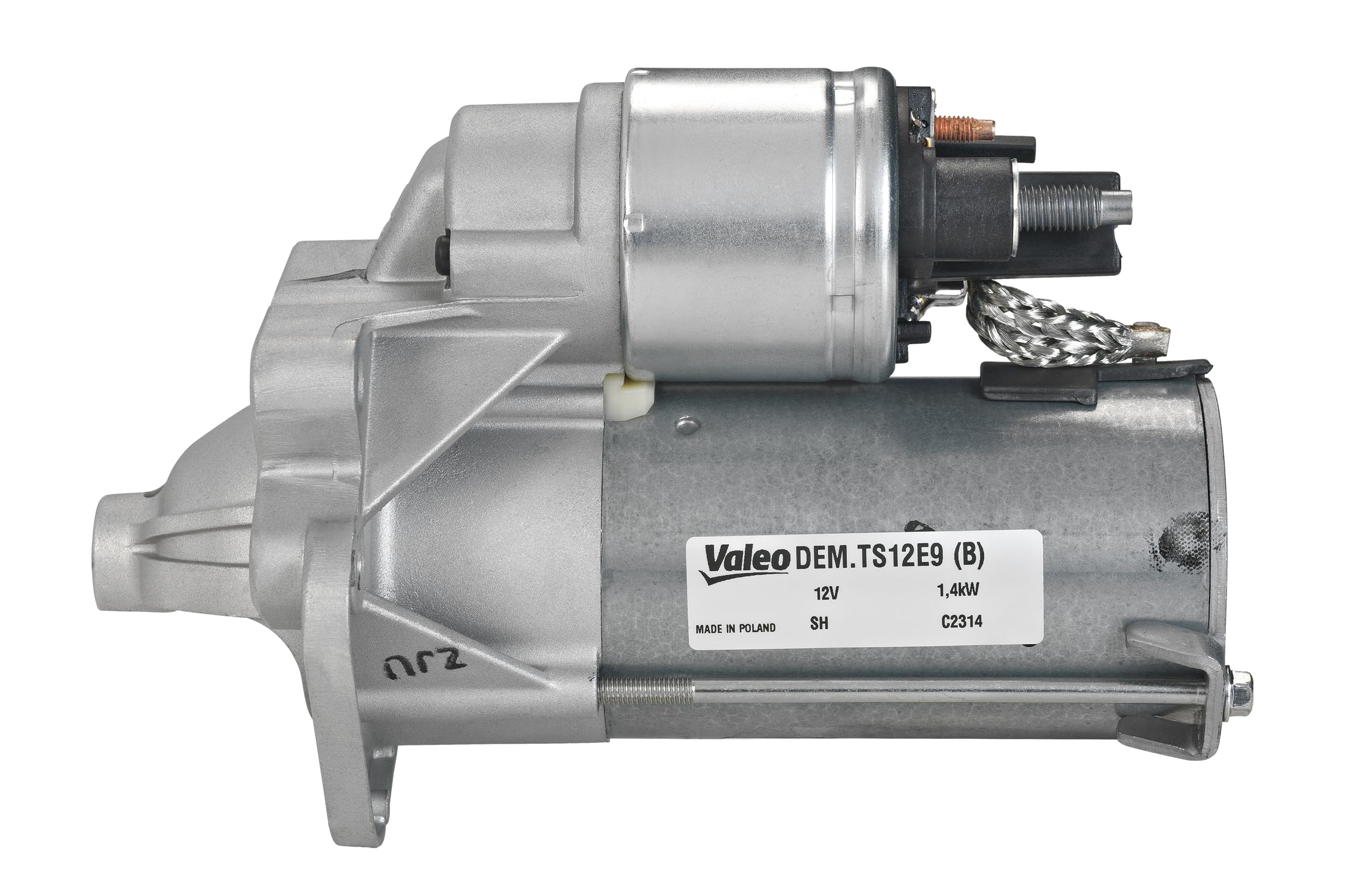 VALEO-438224-Motor de arranque- Potencia nominal: 1,2 kW - Stop & Start: NO - Número de dientes: 10 dientes - Tensión: 12 V - Sentido de rotación: CLOCKWISE