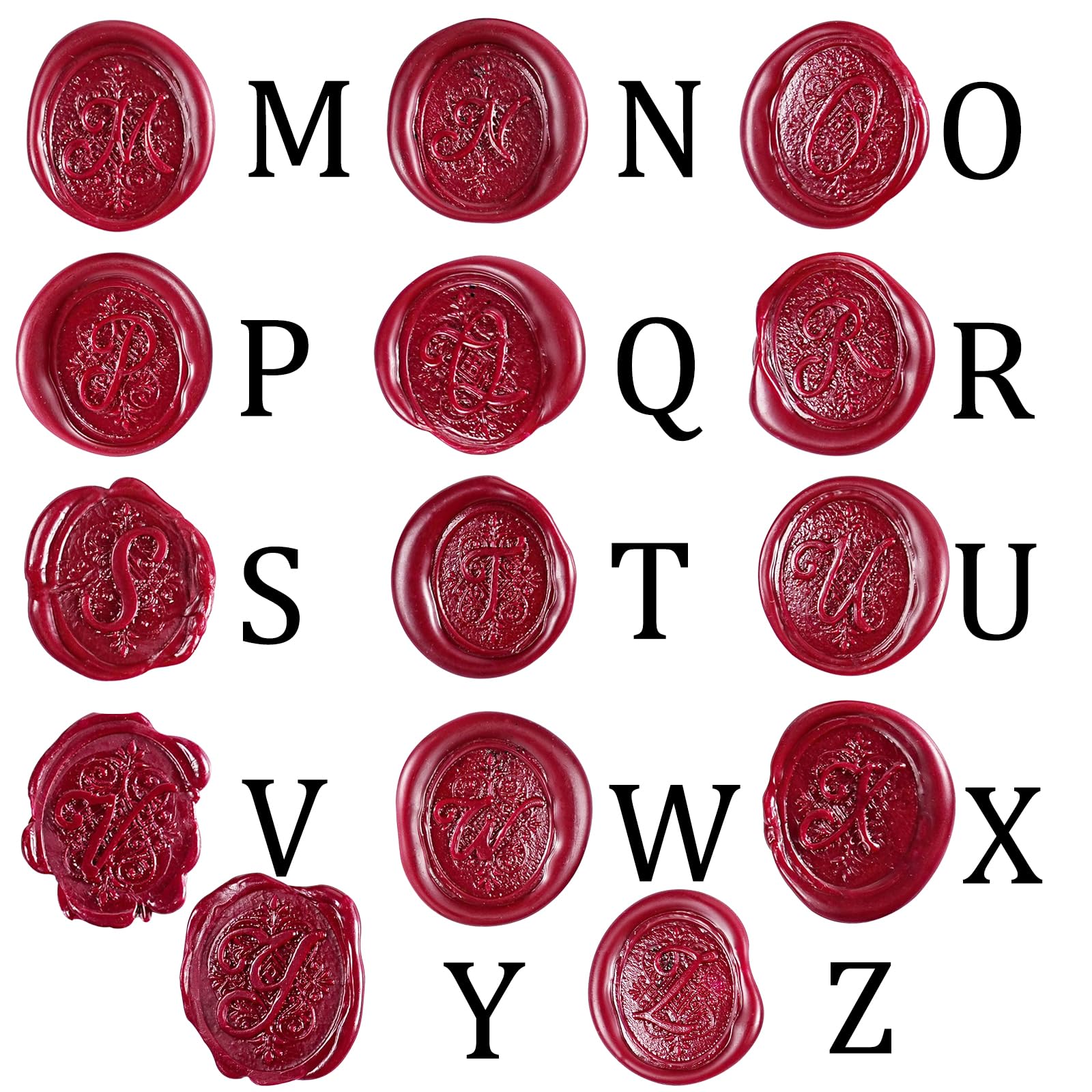 A-Z Letter Stamps With Wooden Handles Chinco Set – 26 Brass Alphabet ...