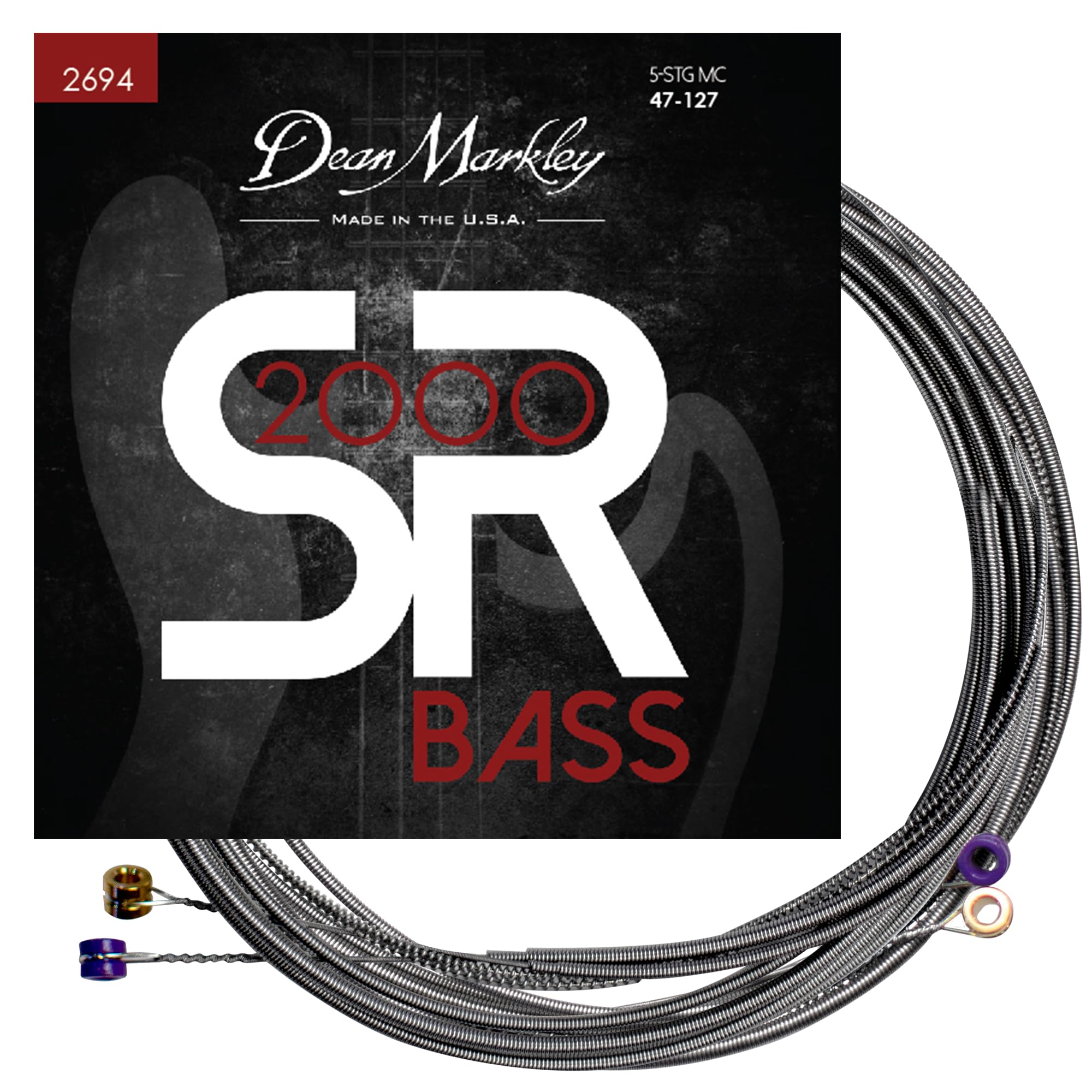 Dean Markley DM2694 Sr2000 struny do gitary basowej, rozmiar 47-127