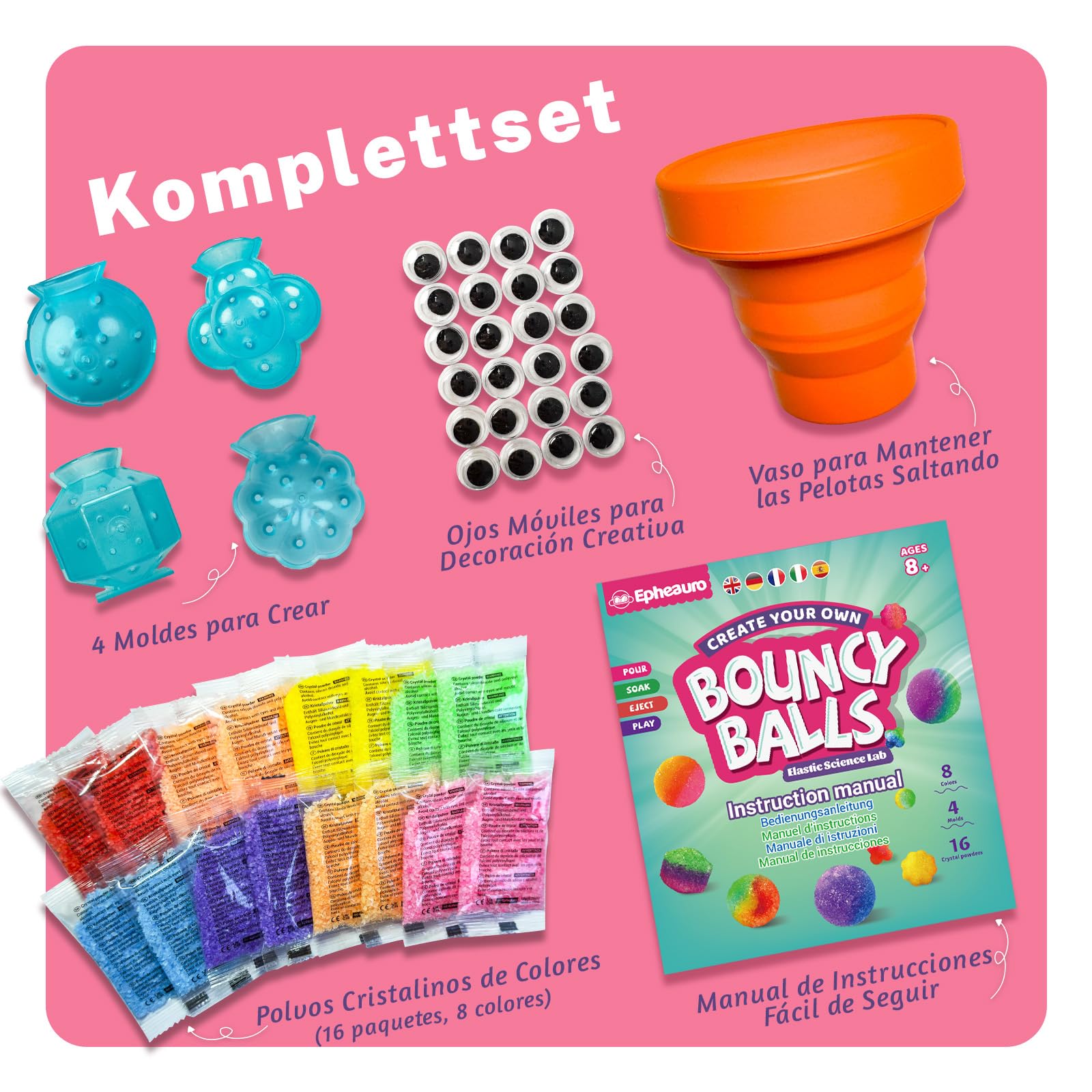 El kit Epheauro permite a los niños dar rienda suelta a su creatividad y curiosidad científica.