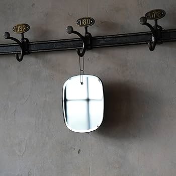ダルトン(Dulton) 　壁掛けミラー　革紐付　ウォールハンギングミラー WALL HANGING MIRROR CLOUD OBLONG/ウォール ハンギング ミラー