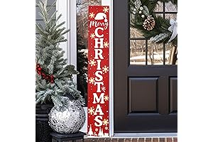 Perfnique Lighted Merry Christmas Sign: Festive Xmas Porch Decor