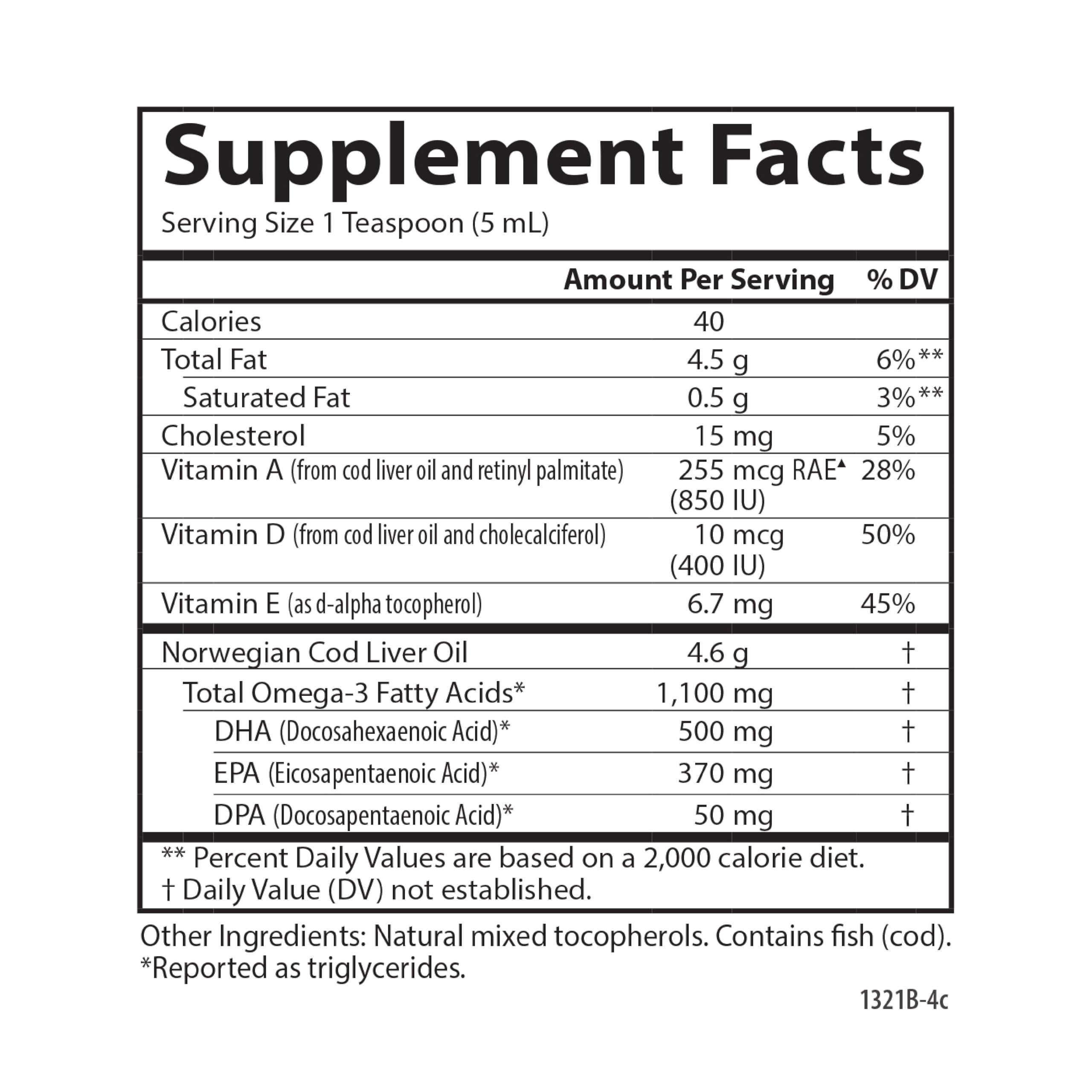Carlson Cod Liver Oil, 1100 mg, Omega-3s, Unflavored, 250 mL (8.4 Fl Oz) — Amazon image 8