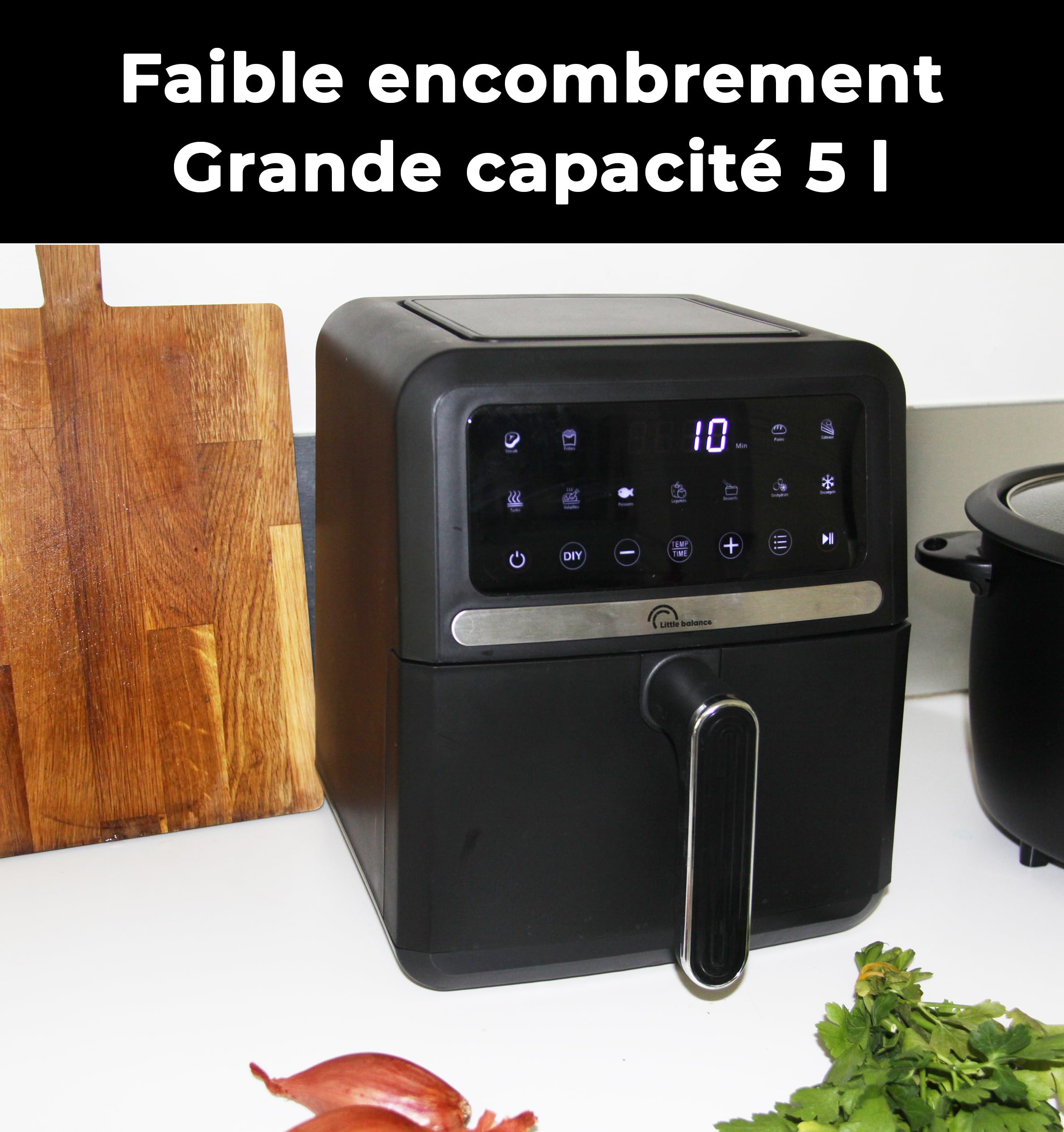 Little Balance Freidora de Aire Crousty Light 1500 W 5 L