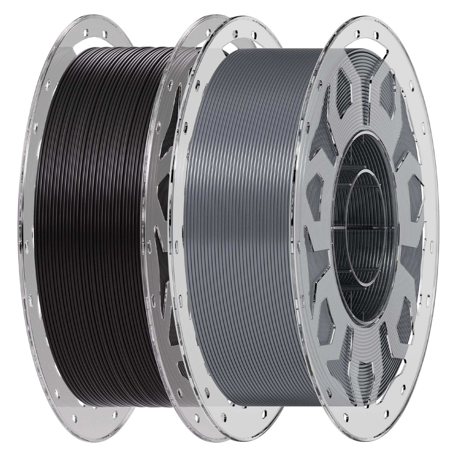 Creality PLA 3D Printer Filament 1.75mm, Black &amp; Grey, 2 kg