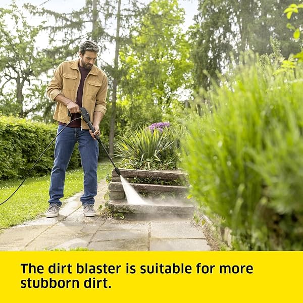Kärcher K 3 Classic Home pressure washer, pressure: max. 120 bar, flow rate: 380 l/h, area: 25 m²/h, water filter, weight: 4.2 kg, high-pressure hose and gun, dirt blaster, spray lance, Home Kit - 4