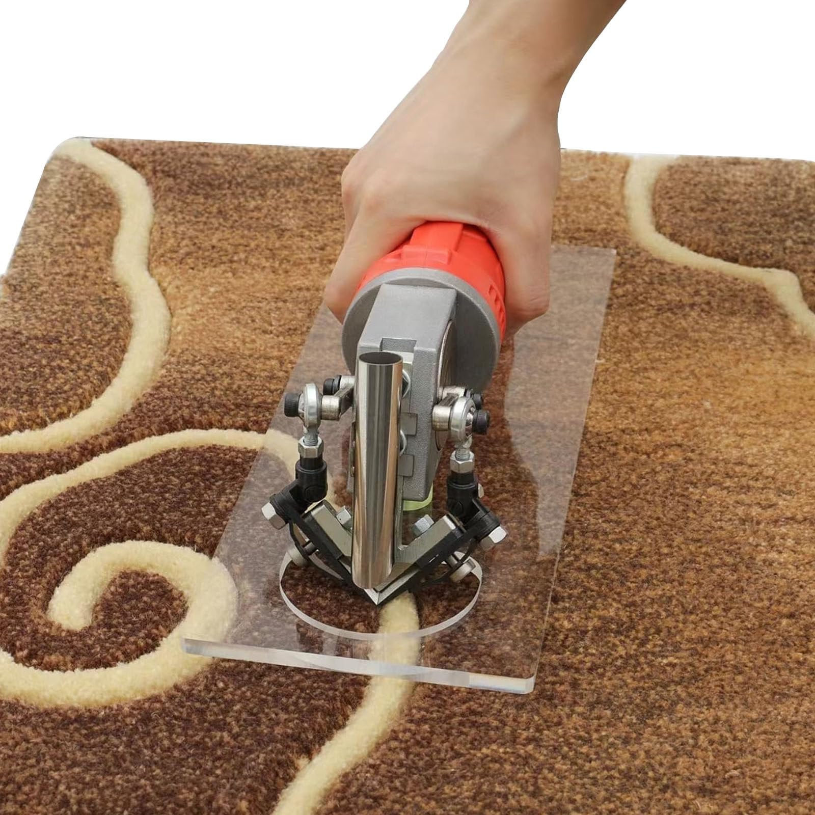 Tijeras para copetudo, ajustables, 3500 rpm, 120 W, tijeras de corte de mano para tallar alfombras y tela en estudio, herramienta potente y eficiente