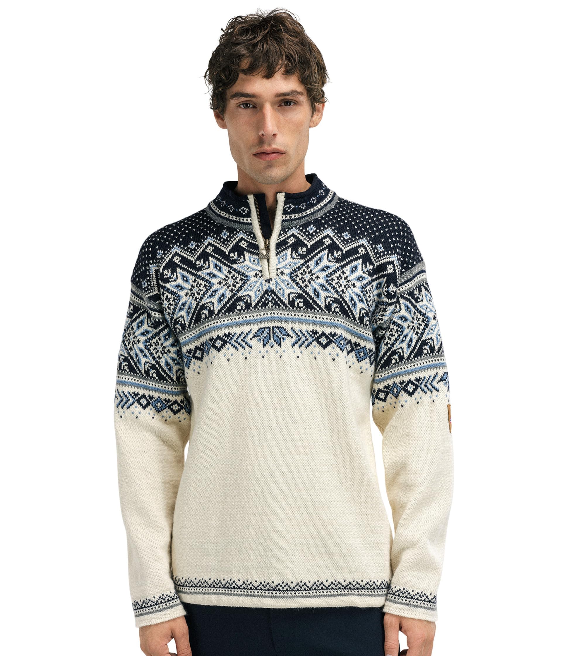 Men's Long Sleeve Pullover Wool Sweater-image-46