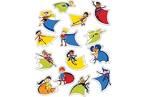 Carson Dellosa Superhero Kid Bulletin Board Cutouts: Your Super Hero Classroom Decoration Dream Come True