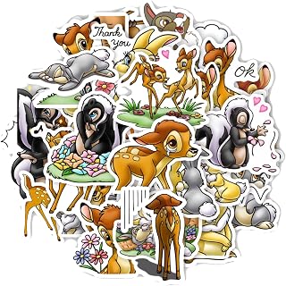 Bambi water bottle stickers