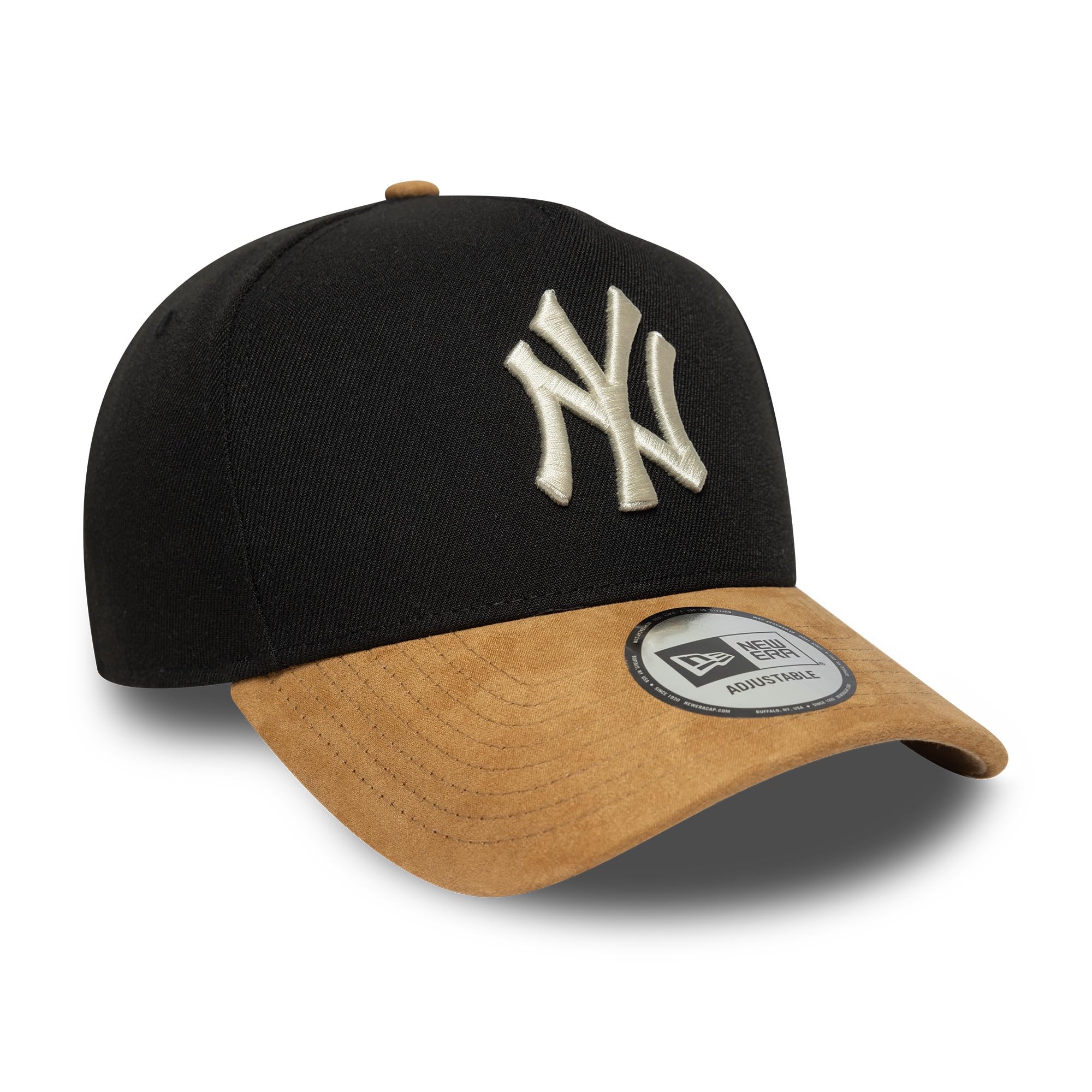 New Era Suede Visor E-Frame Yankees CapEra Women/Men - Curved Brim cap Baseball MLB Snapback, with Peak all-Season Spring Summer Autumn Winter