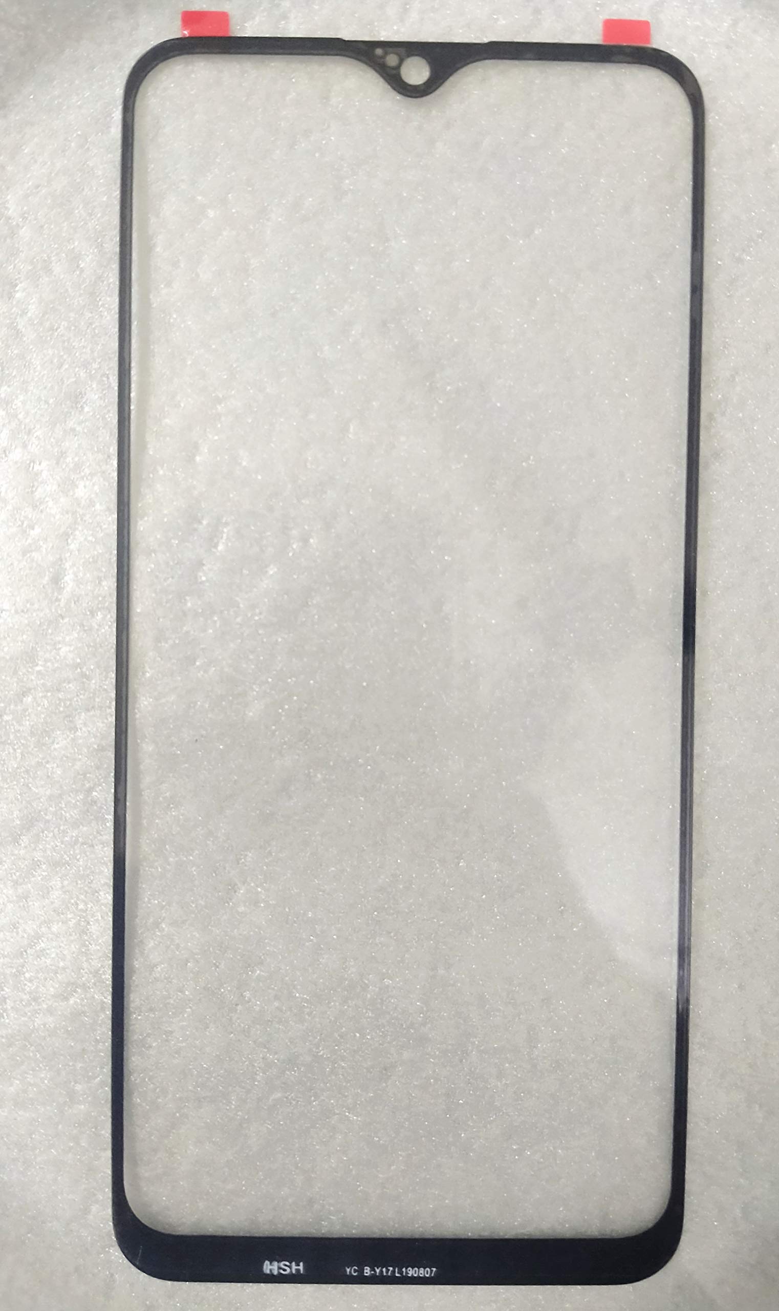 Front Screen Outer Upper Touch Glass Lens Panel Compatible with Vivo Y15 (It is Not a Tempered Glass)