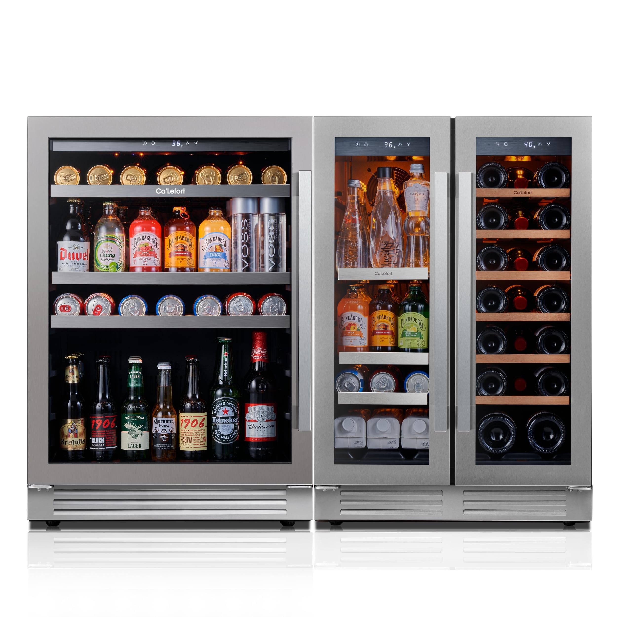 Ca'Lefort CLF-BS24L+WF24-AZ Wine Cooler