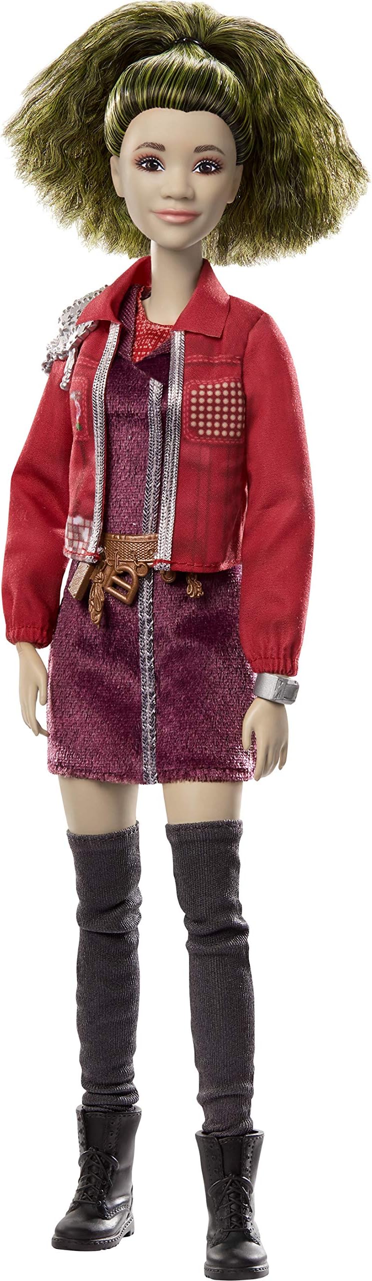Mattel Zombies, Eliza Zombie Doll (11.5-inch) Wearing Grungy-Cool Outfit and Accessories, 11 Bendable “Joints,” Great Gift for Ages 5+