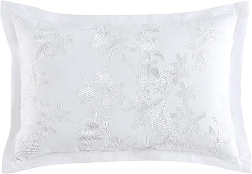 Miniatura 5 de Laura Ashley Inicio - Juego de edredón tamaño Queen, ropa de cama reversible de algodón, incluye fundas a juego con fundas de almohada y almohadas
