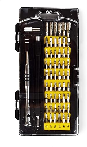 Segomo Tools 58 piezas de electrónica de precisión, portátil, teléfono celular, kit de reparación de destornilladores de joyería-JWSD2