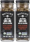 Watkins Gourmet Organic Grilling, Smoked Maple Rub, Non-GMO, Kosher, 108 g
