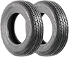 eCustomrim 2-Pack ST145R12 DEEP TREAD Steel Belted Radial Trailer Tire Load E 1520 Lbs. - wFree Roadside